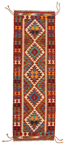 Kilim Afegão 203x66 cm.