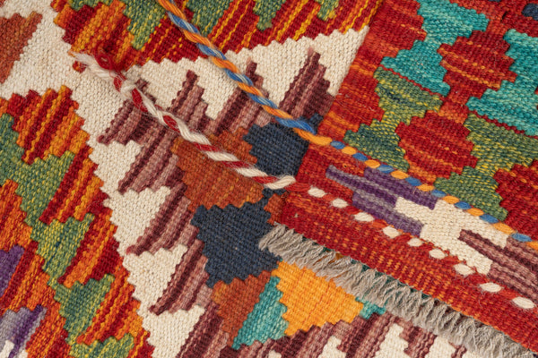 Kilim Afegão 203x66 cm.