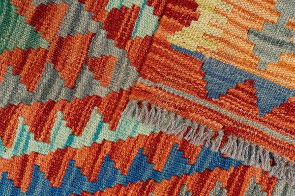 Kilim Afegão 123x87 cm.