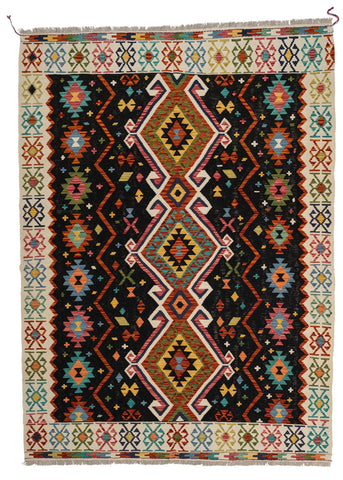 Kilim Afegão 241x176 cm.