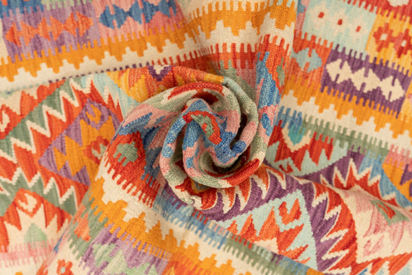 Kilim Afegão 205x133 cm.
