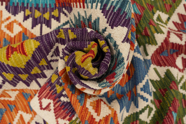 Kilim Afegão 297x84 cm.