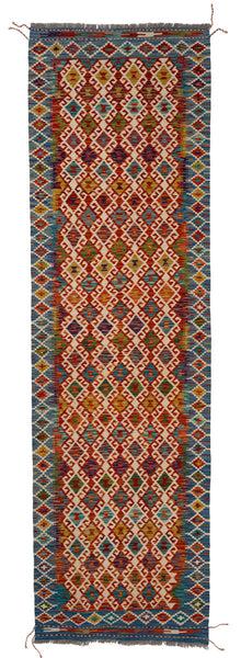 Kilim Afegão 291x87 cm.