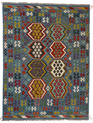 Kilim Afegão 193x146 cm.