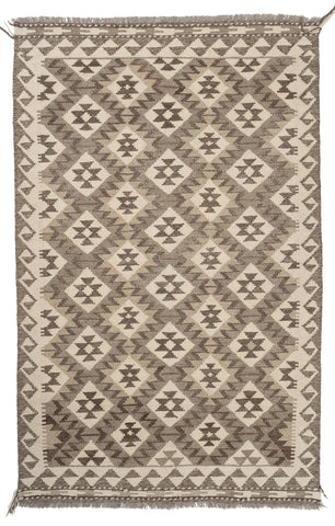 Kilim Afegão Natural 155x99 cm.