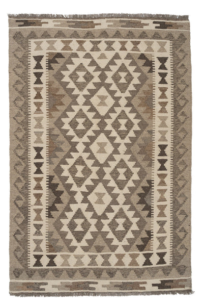Kilim Afegão Natural 152x97 cm.