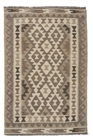 Kilim Afegão Natural 152x97 cm.