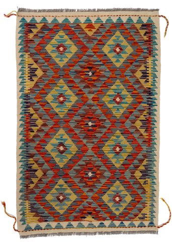 Kilim Afegão 134x85 cm.