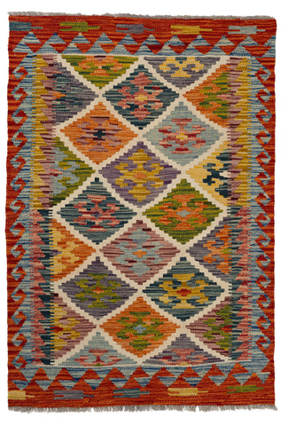Kilim Afegão 124x84 cm.