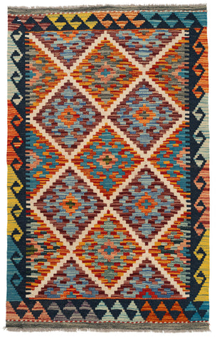 Kilim Afegão 131x82 cm.