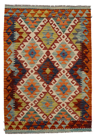 Kilim Afegão 122x82 cm.