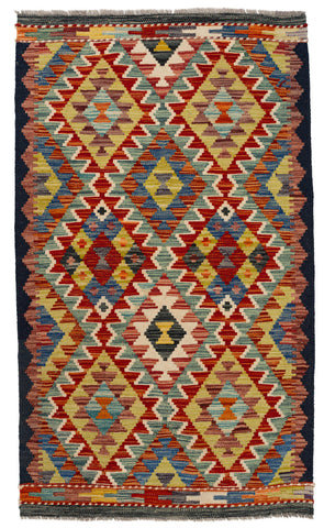 Kilim Afegão 138x79 cm.