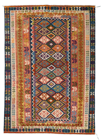 Kilim Afegão 287x203 cm.