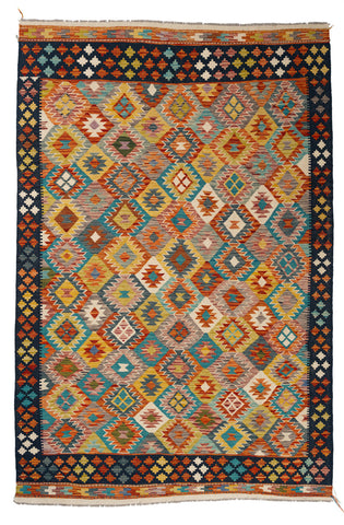 Kilim Afegão 295x194 cm.