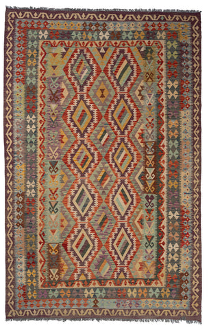 Kilim Afegão 310x200 cm.