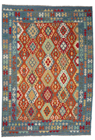 Kilim Afegão 290x208 cm.