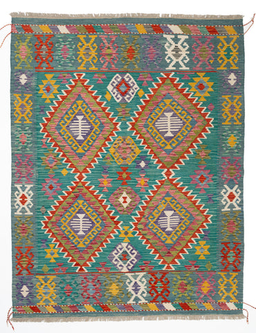 Kilim Afegão 197x154 cm.