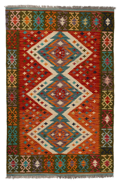 Kilim Afegão 161x103 cm.