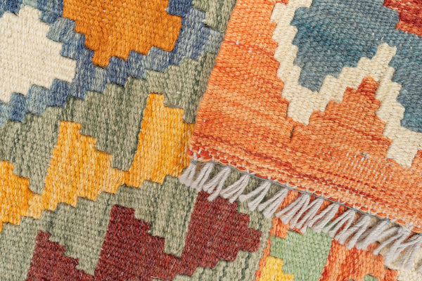 Kilim Afegão 200x100 cm.
