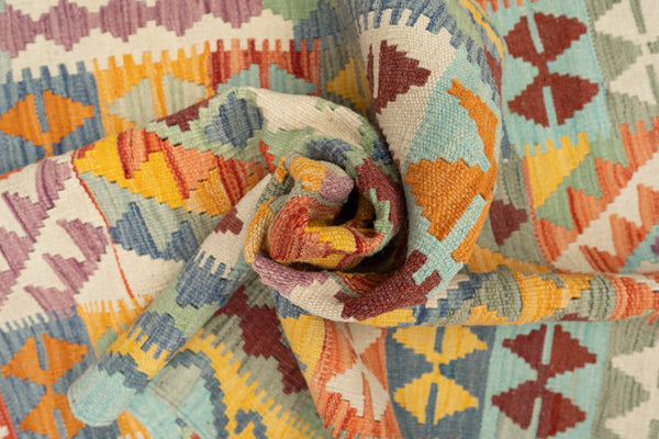Kilim Afegão 200x100 cm.