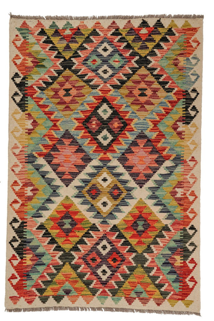 Kilim Afegão 128x87 cm.