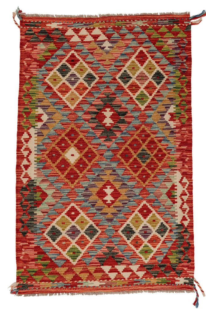 Kilim Afegão 135x85 cm.