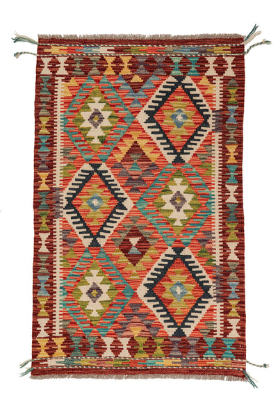 Kilim Afegão 125x79 cm.