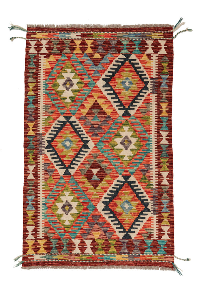 Kilim Afegão 125x79 cm.