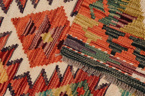 Kilim Afegão 121x80 cm.