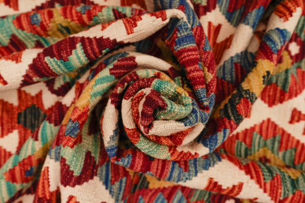 Kilim Afegão 252x180 cm.