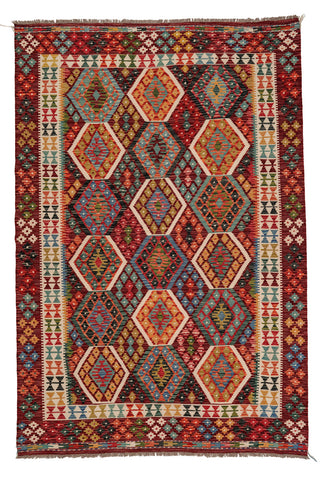 Kilim Afegão 254x177 cm.