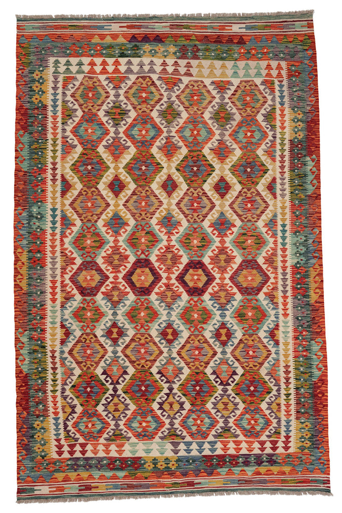 Kilim Afegão 260x174 cm.