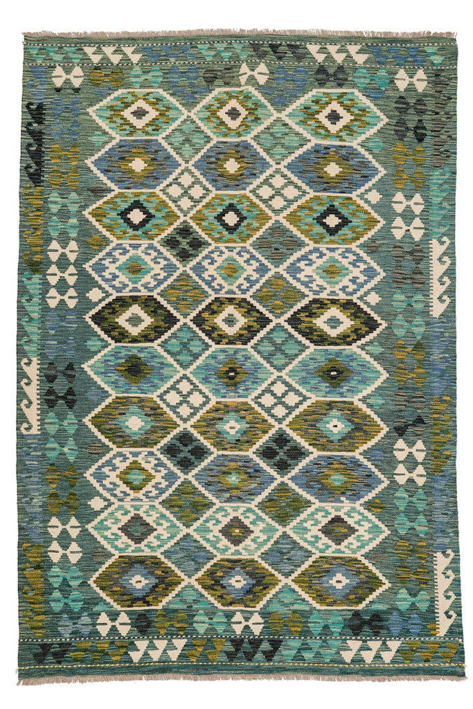 Kilim Afegão 245x173 cm.