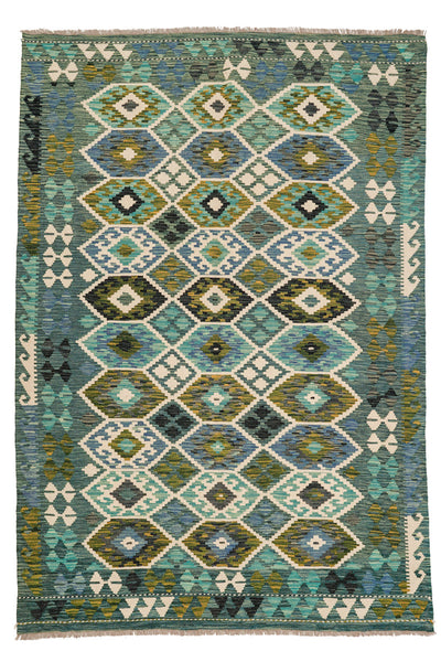 Kilim Afegão 245x173 cm.