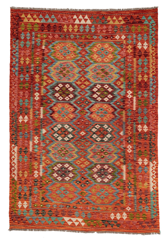 Kilim Afegão 242x167 cm.