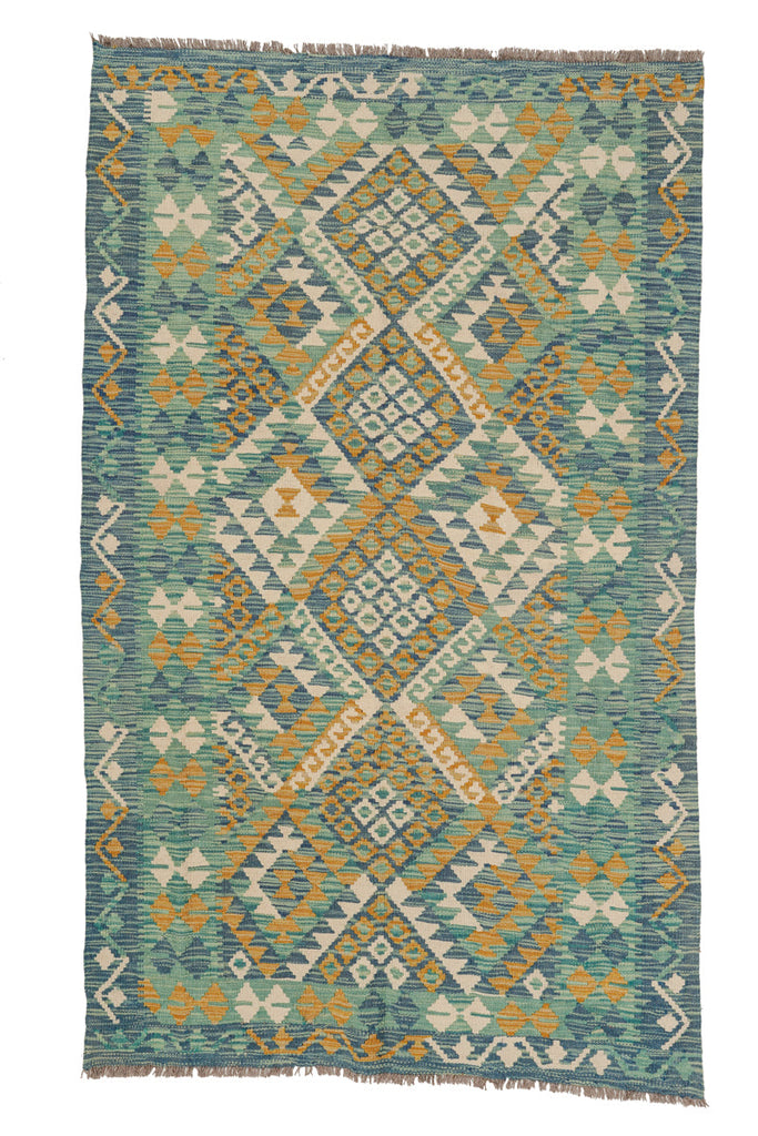 Kilim Afegão 198x124 cm.