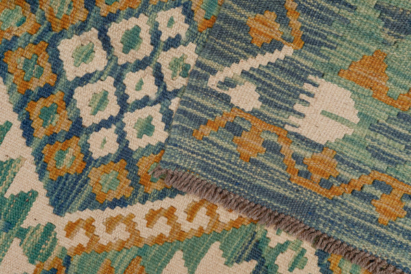 Kilim Afegão 198x124 cm.