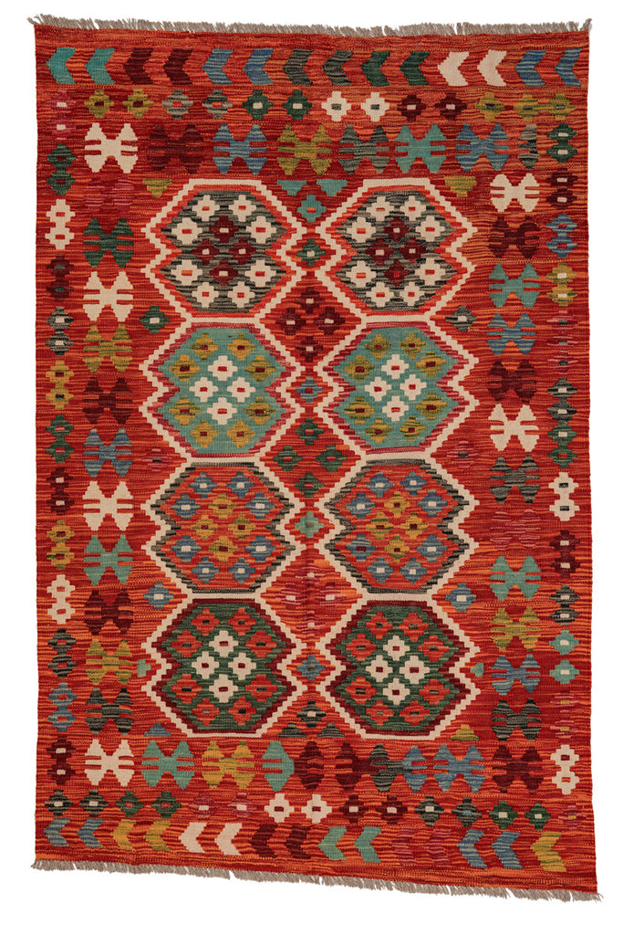 Kilim Afegão 189x127 cm.