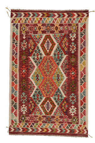 Kilim Afegão 195x126 cm.