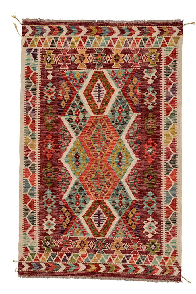 Kilim Afegão 195x126 cm.
