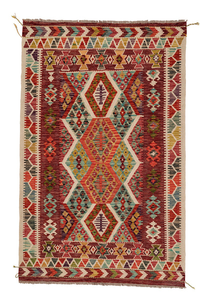 Kilim Afegão 195x126 cm.