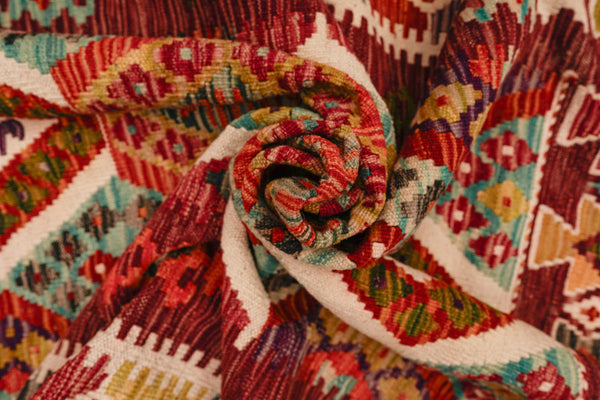 Kilim Afegão 195x126 cm.