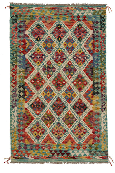 Kilim Afegão 195x124 cm.