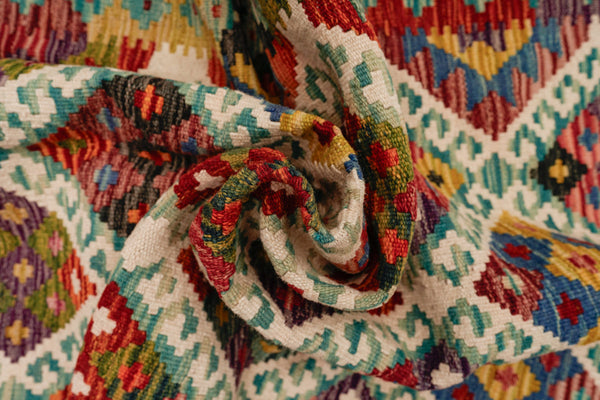 Kilim Afegão 195x124 cm.