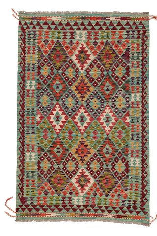 Kilim Afegão 192x126 cm.