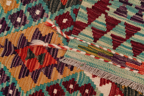 Kilim Afegão 192x126 cm.