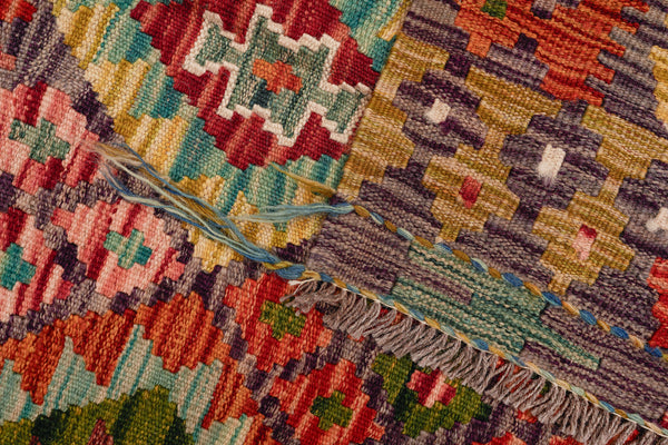 Kilim Afegão 185x122 cm.