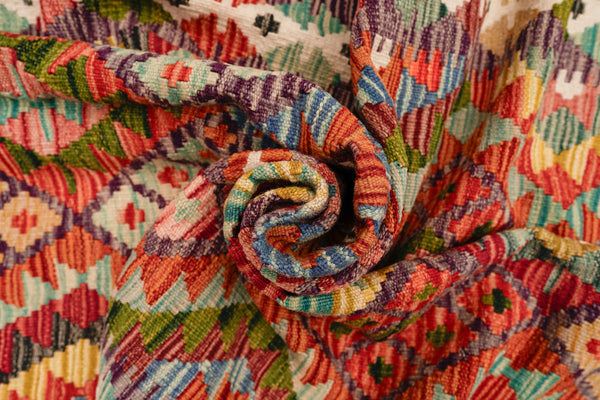 Kilim Afegão 185x122 cm.