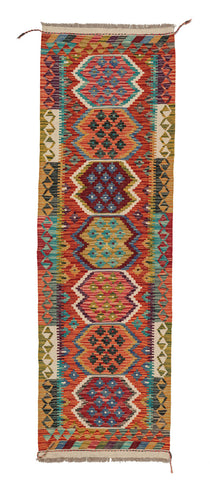 Kilim Afegão 200x64 cm.
