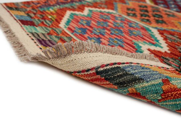 Kilim Afegão 200x64 cm.